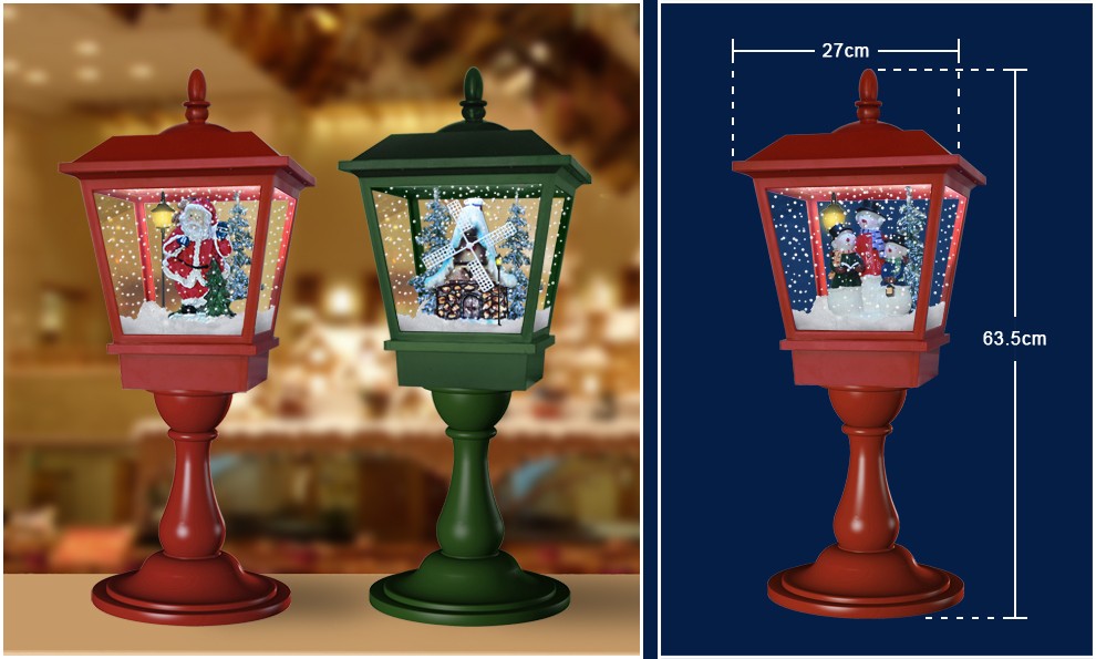 Tabletop Snowing Lamp Wedding Table Centrepieces