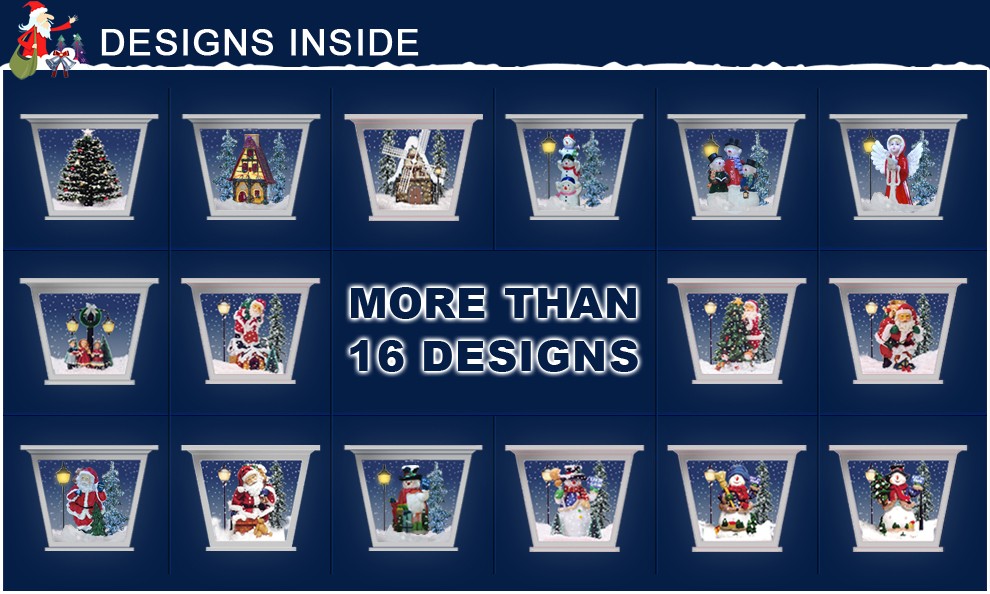 Tabletop Snowing Lamp Wedding Table Centrepieces