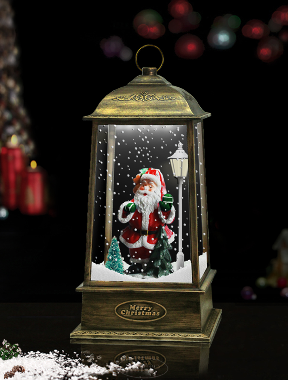 Retro Style New Product - Antique Snowing Lantern