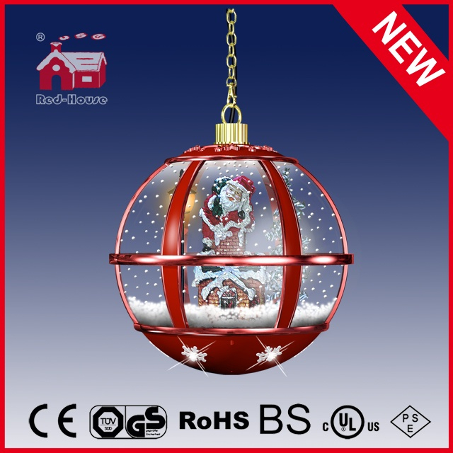 (LH30033A-RR11) All Red Christmas Decorative Light Chandelier with Top Lace