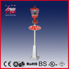 (LV180S-RW) Outdoor Decorative Streetlamp for Christmas with Snowflakes and Music