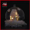 House Design LED Glass Balloon Decoration Christmas Glass Giftware Christmas Tree