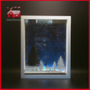 LED Glass Decoration Rectangle Glass Frame Wholesale LED Decoration Christmas Tree and Deer Scene