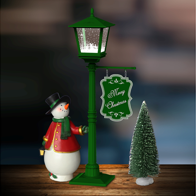China Supplier for Snowing Lamp with Snowman for Christmas Decoration 2018 