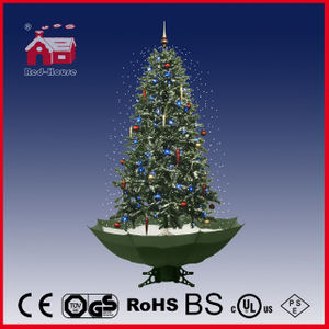 (40110U170-GW) Hot-Selling artificial PVC Snowing Christmas Tree with LED Lights