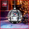 (LH30033H-HS00) Christmas Gifts Black Round Snow Globe Hanging Lamp with LED