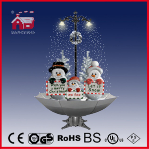 (40110U170-3SB-SW) Snowing Christmas Decorations with Umbrella Base