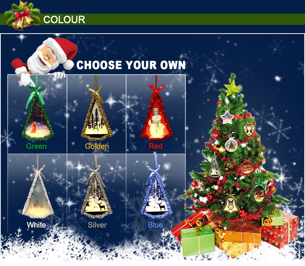 2015 NEW Decoration Christmas LED Tree Shaped Lamp