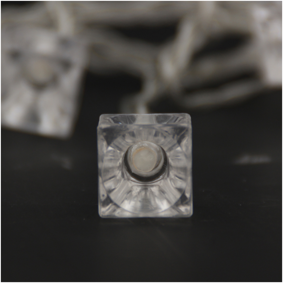 Transparent Ice Battery Light Ice Pendant String Light Wholesale Customized