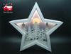 Christmas Decorative Star Frame Music Box As Led Home Decoration with Laser Cut Christmas Scene From Christmas Decoration Supplies