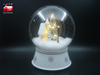Christmas Musical Glass Ball with Twisting Tree inside for Decoration And Gift