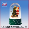 (P18030B) Red House Snowing Christmas Decoration with Transparent Case