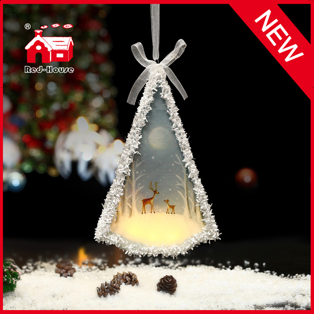 Handmade Cheap Glass Tree Shaped Christmas Tree Decoration