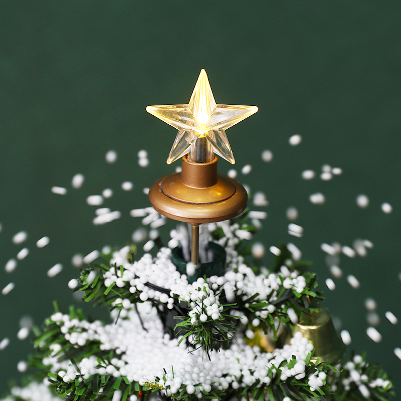  Indoor Christmas Tree Top Star Colorful Ornaments Decoration