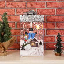 Red House novedadess 2021 Christmas home decoration gift boxes plastic music box lights christmas xmas gift bag
