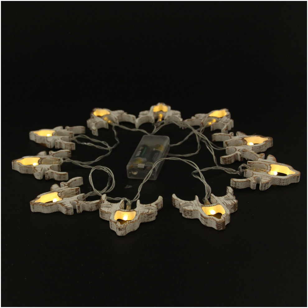 Little Deer Battery LED Light Deer Head Decorative Light Colored String Light