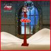 (LV30175D-RRR11) All Red Christmas Light Decorations for Street with Snow