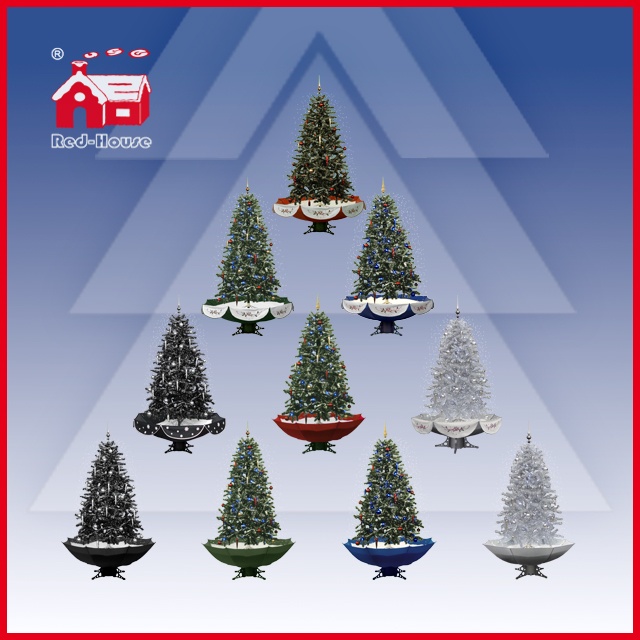 (40110U170-RS) 2016 Christmas Decoration Modern Artificial Snowing Christmas Trees