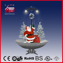 (40110U170-ST3-SW) Snowing Christmas Decorations with Umbrella Base