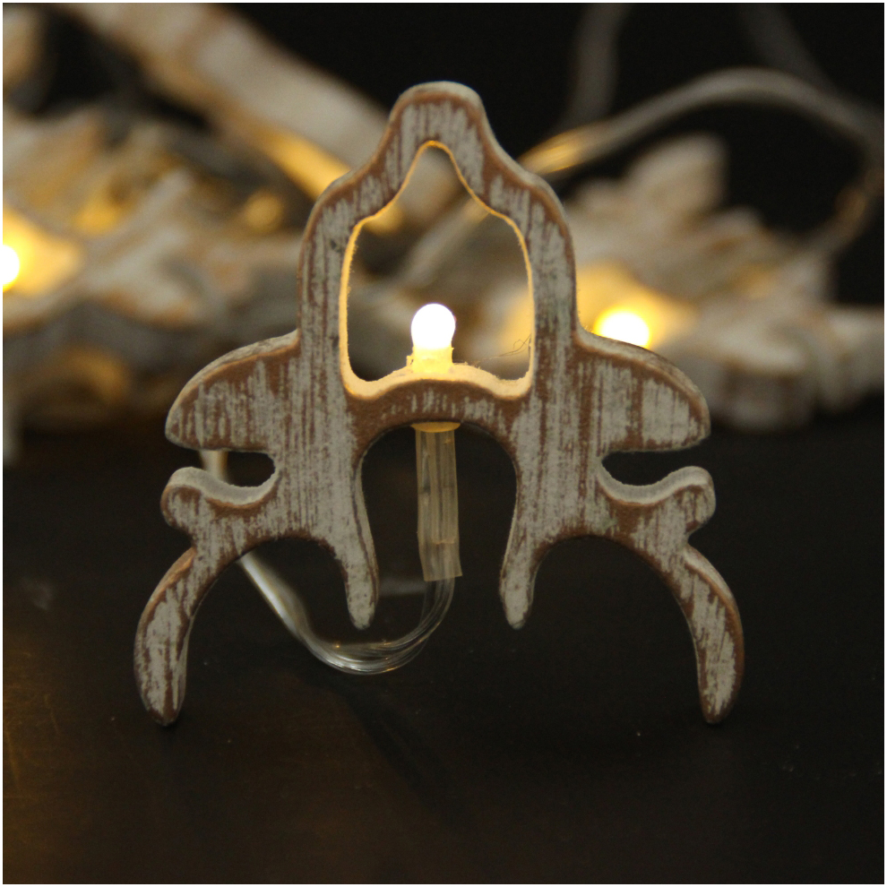 Little Deer Battery LED Light Deer Head Decorative Light Colored String Light