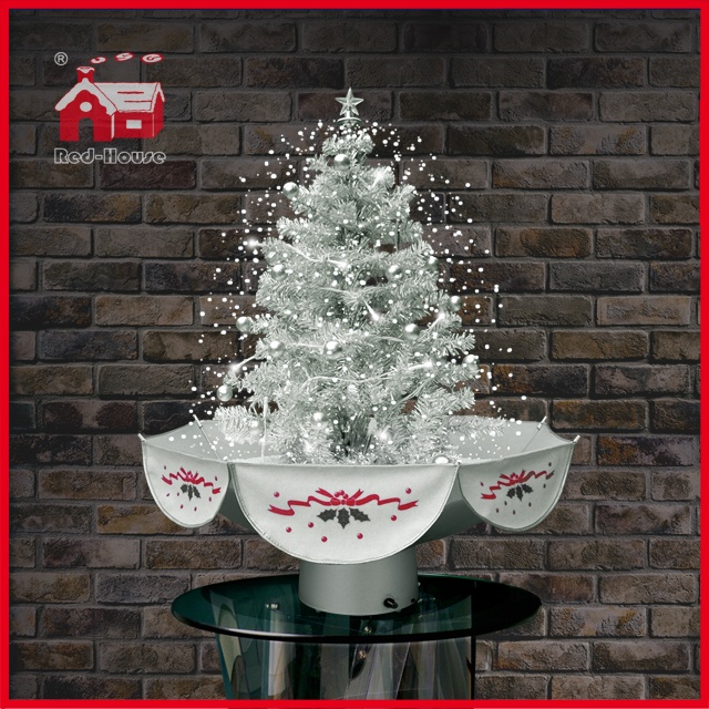 (18030U075-SS) All White Romantic Christmas Gifts Beautiful Christmas Tree