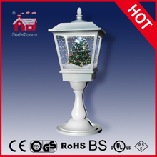 (LT27064S-W) Pure White Christmas Tree Decoration Lamp with LED and Snow