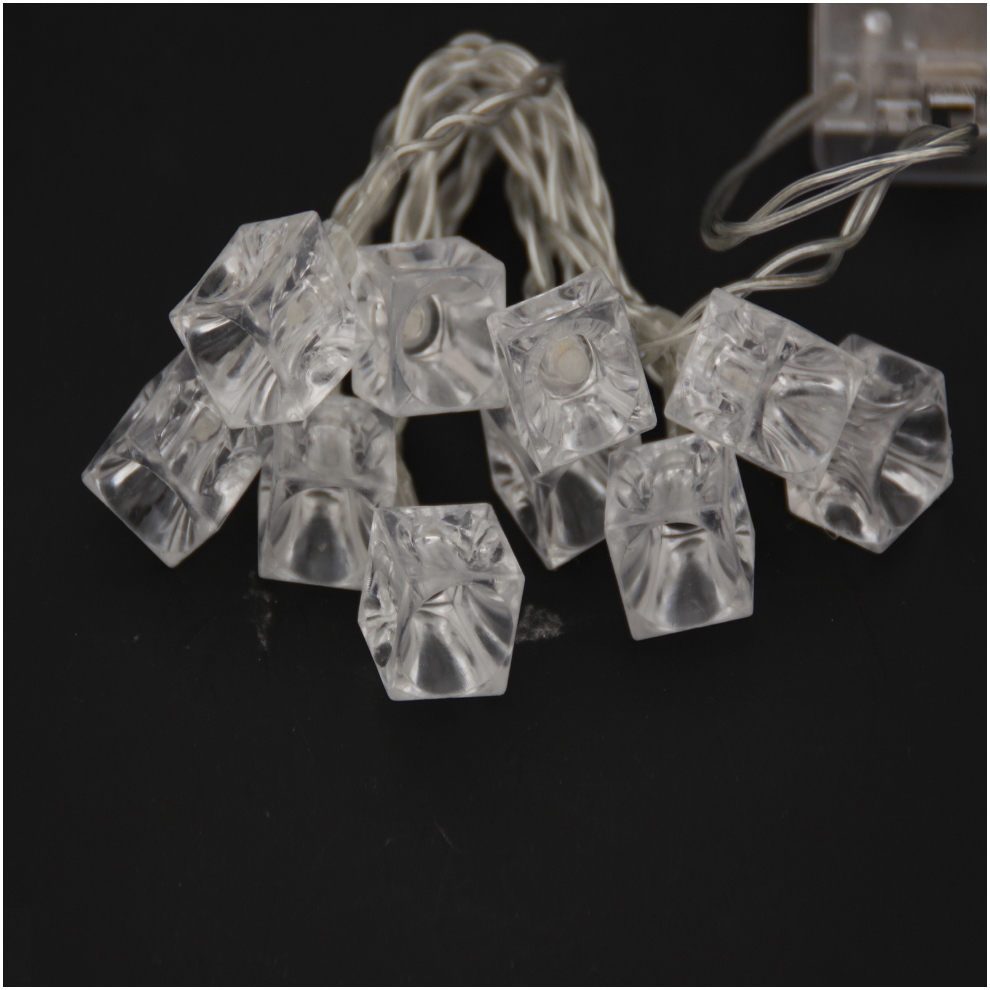 Transparent Ice Battery Light Ice Pendant String Light Wholesale Customized