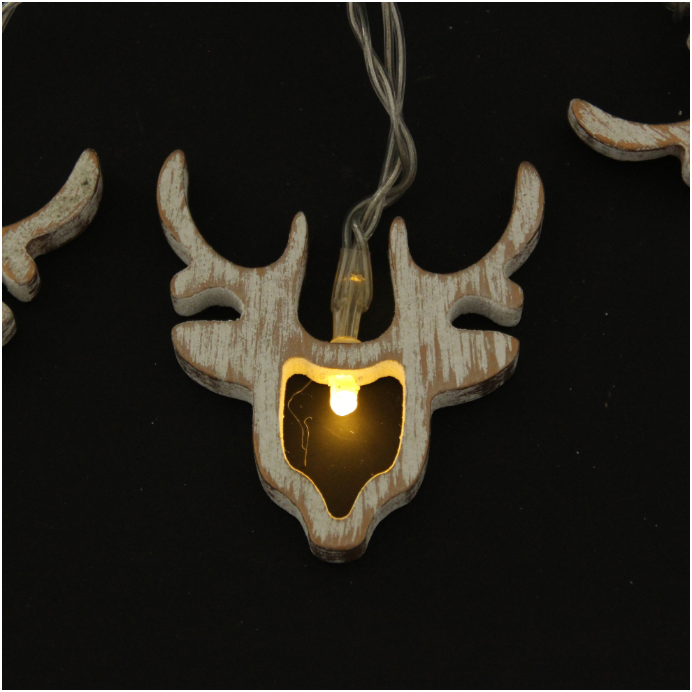Little Deer Battery LED Light Deer Head Decorative Light Colored String Light