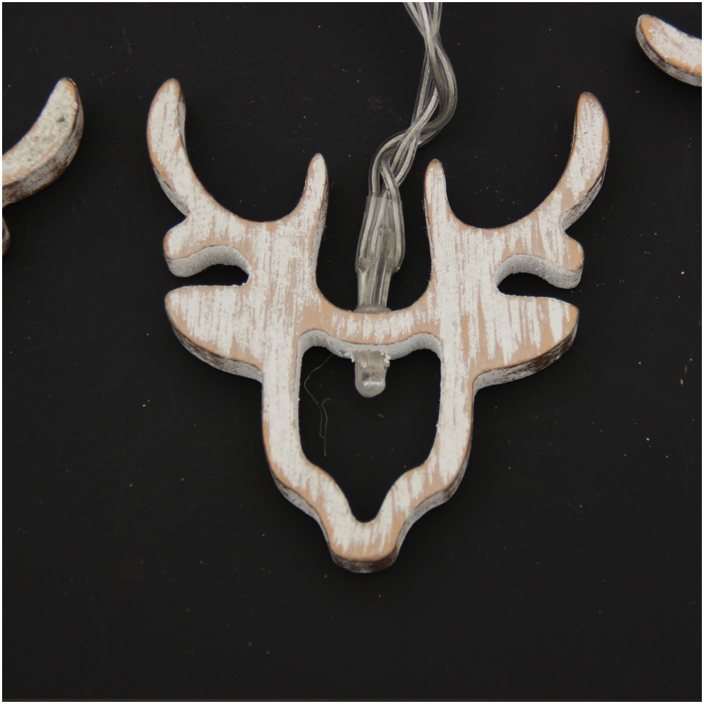 Little Deer Battery LED Light Deer Head Decorative Light Colored String Light